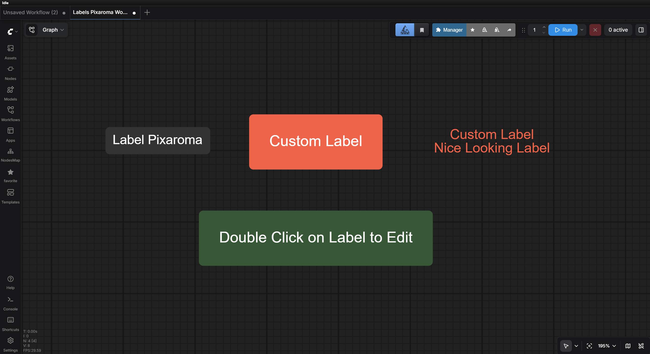 Labels Node