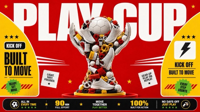 Red Yellow Product Trophy Collage Style preview