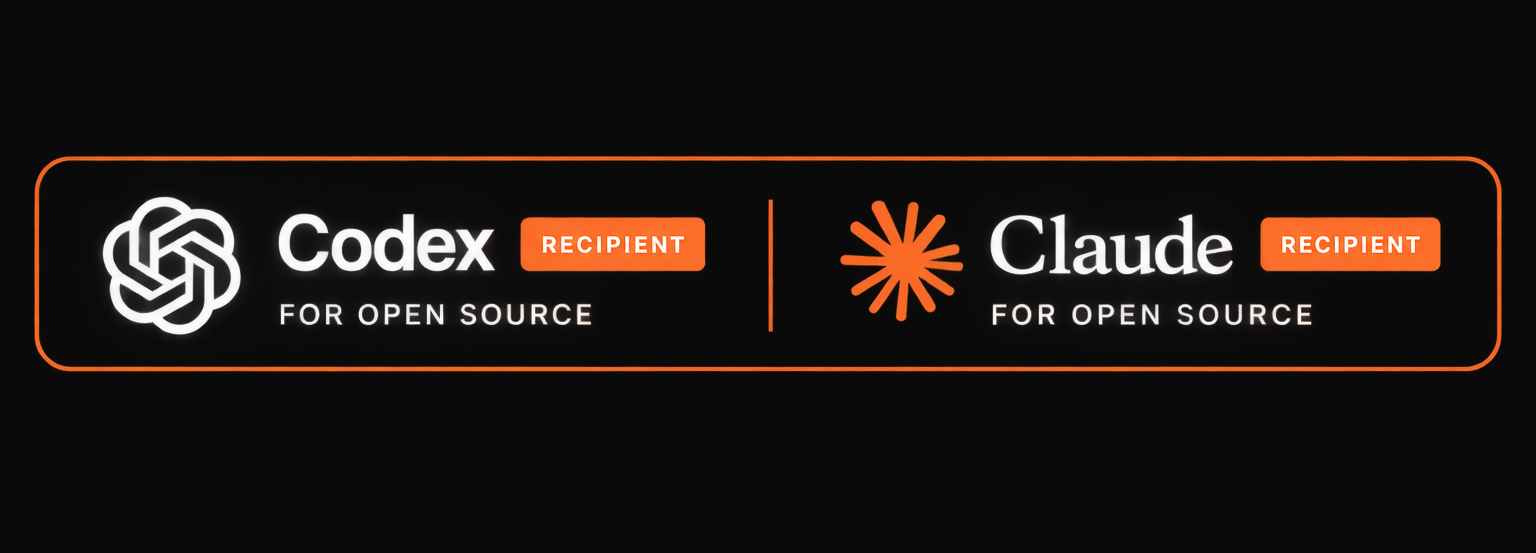 Codex and Claude for Open Source Recipient