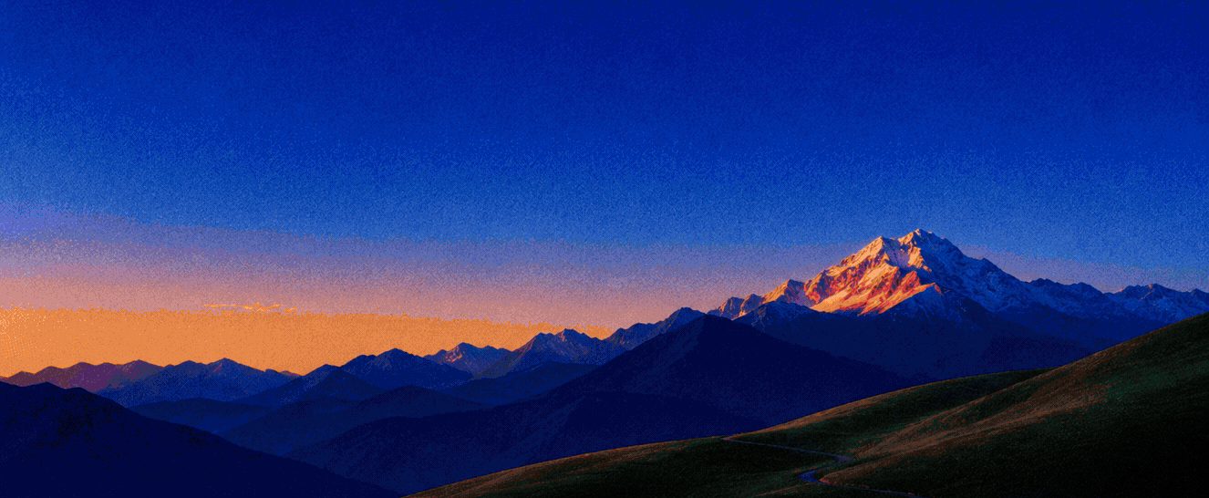 Talkify's six voice visuals playing together: Edge Glow in Sunset, Aurora, Spectrum and Ocean, Compact captions, and the Siri-style waveform