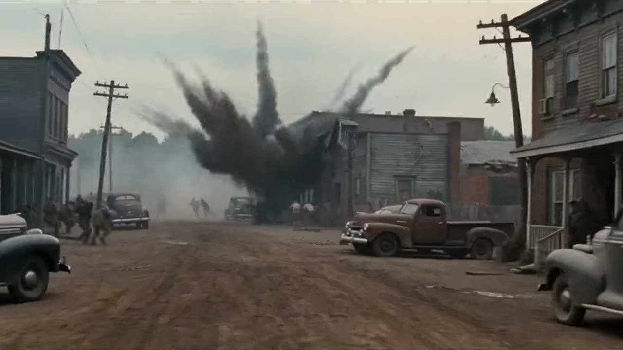 Create a 15-second ultra-photorealistic live-action war sequence set in the video preview