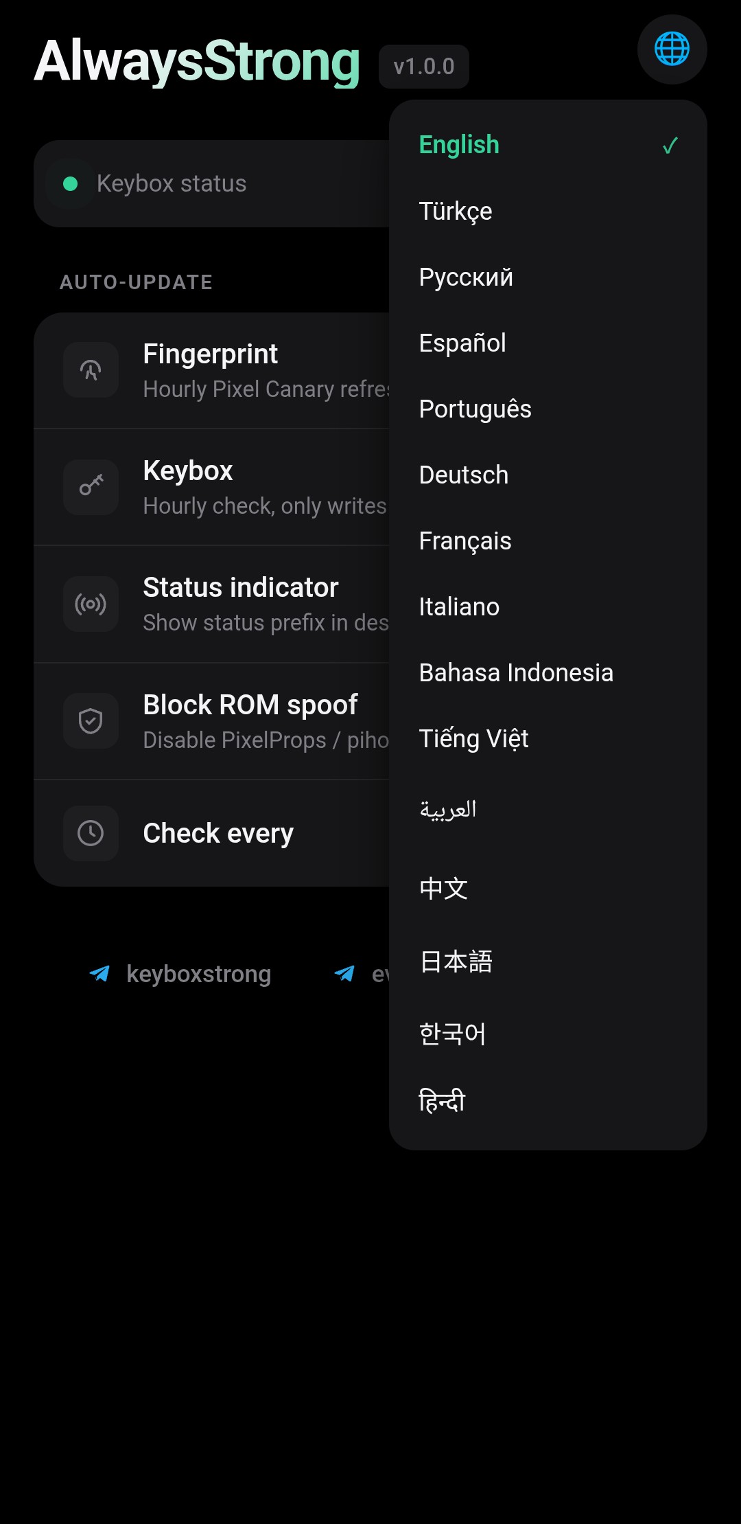 Translated into 15 languages