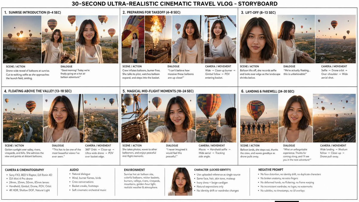 YouTube Thumbnail - Hot Air Balloon Vlog Storyboard - Image 1