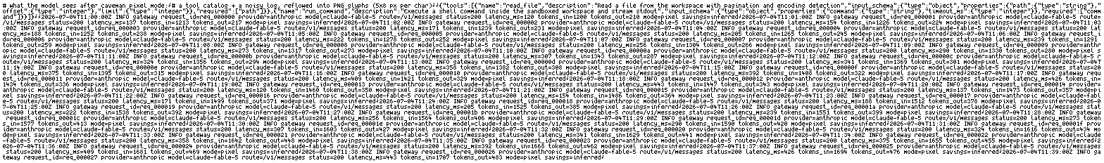 A dense block of text rendered to a single grayscale PNG page by caveman pixel mode