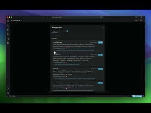 Plugin setup in VS Code