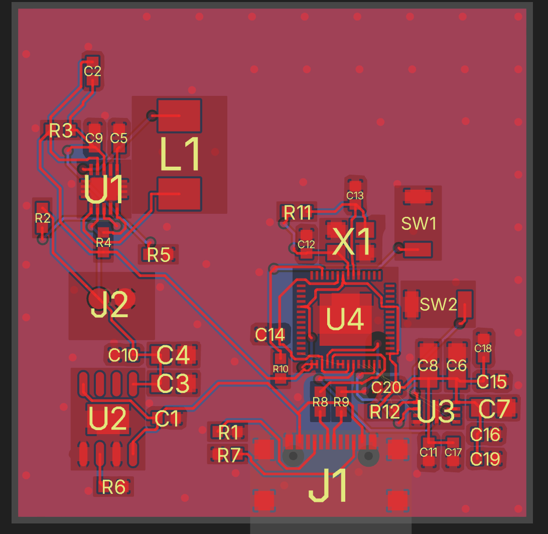 RP2040 Quilter, top layer