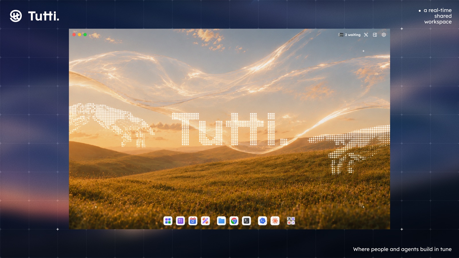 Tutti's real-time shared workspace