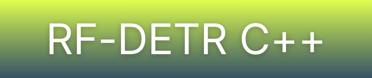 RF-DETR CPP