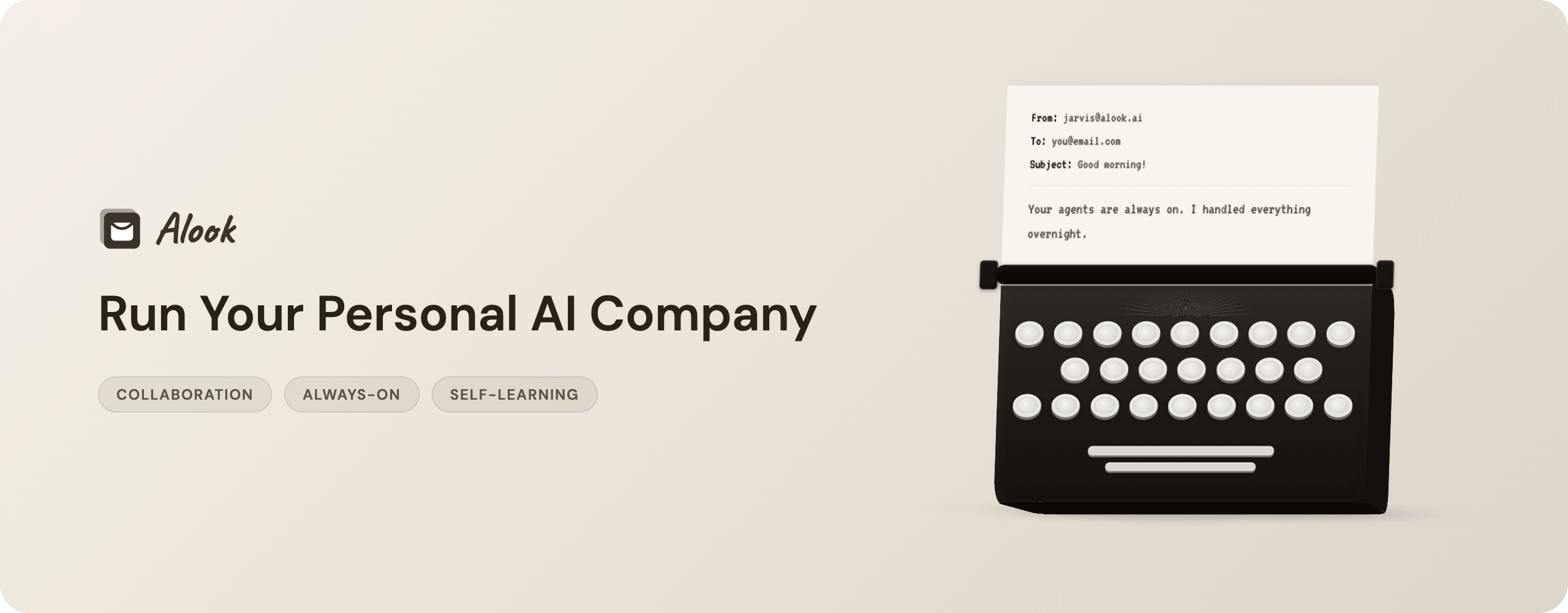 Alook – Open-source platform to run your personal AI company