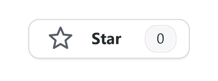 聚焦 GitHub Star 按钮并点亮 AITeachMe 仓库 Star 的动画。