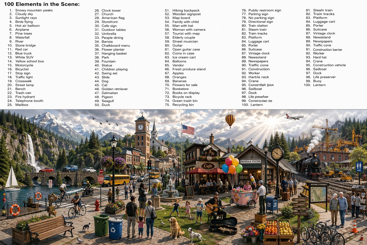 100 Elements Scene Inventory