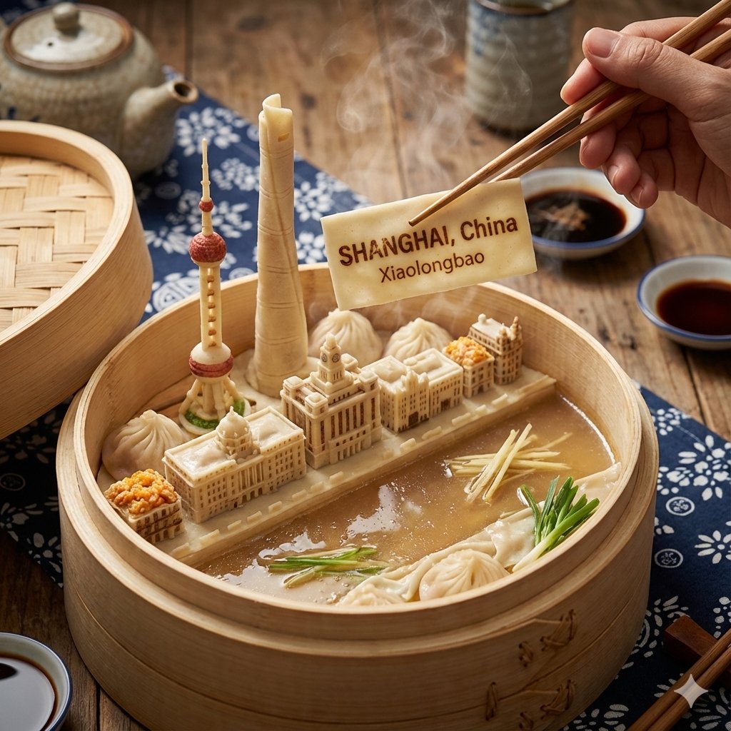 餐桌上的城市