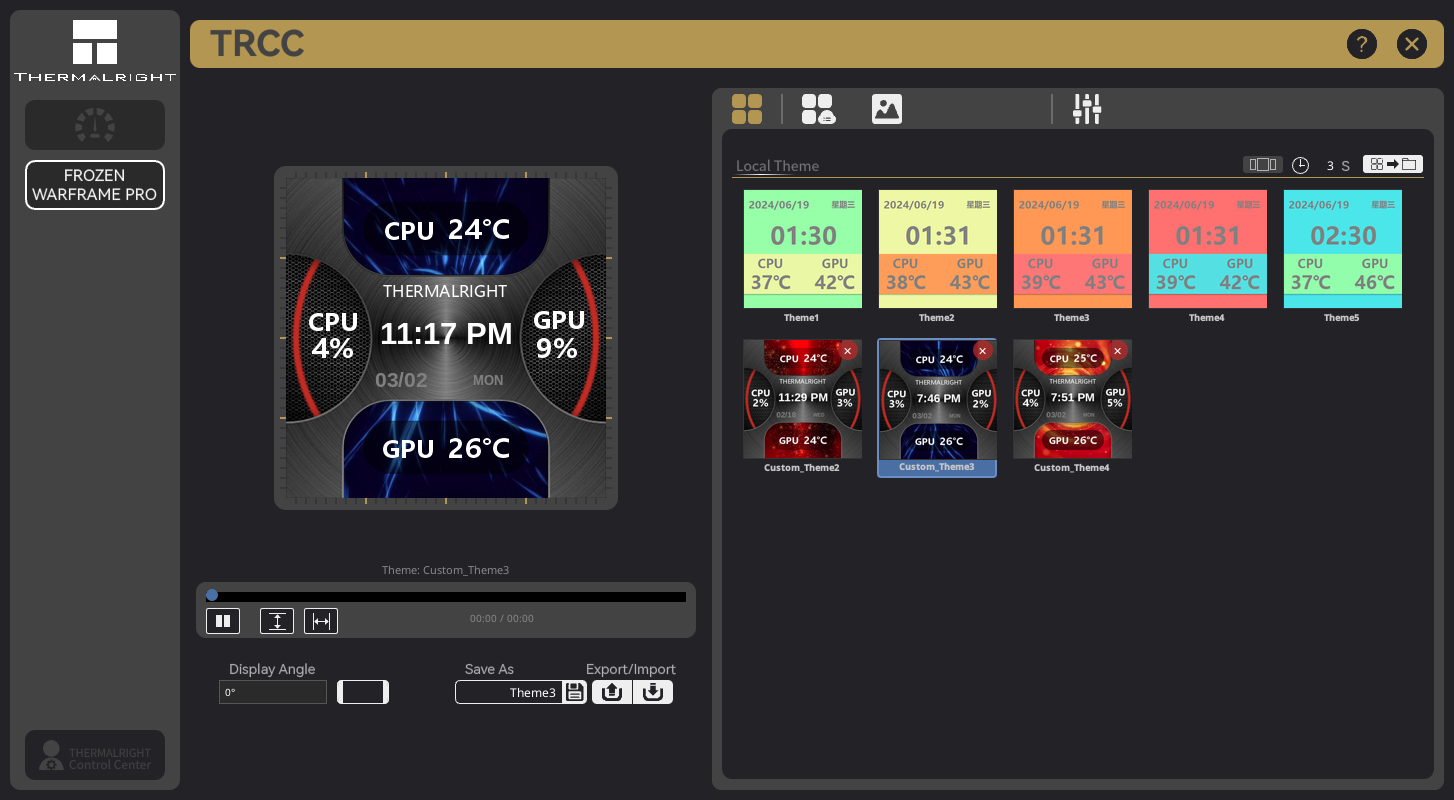 TRCC Linux GUI