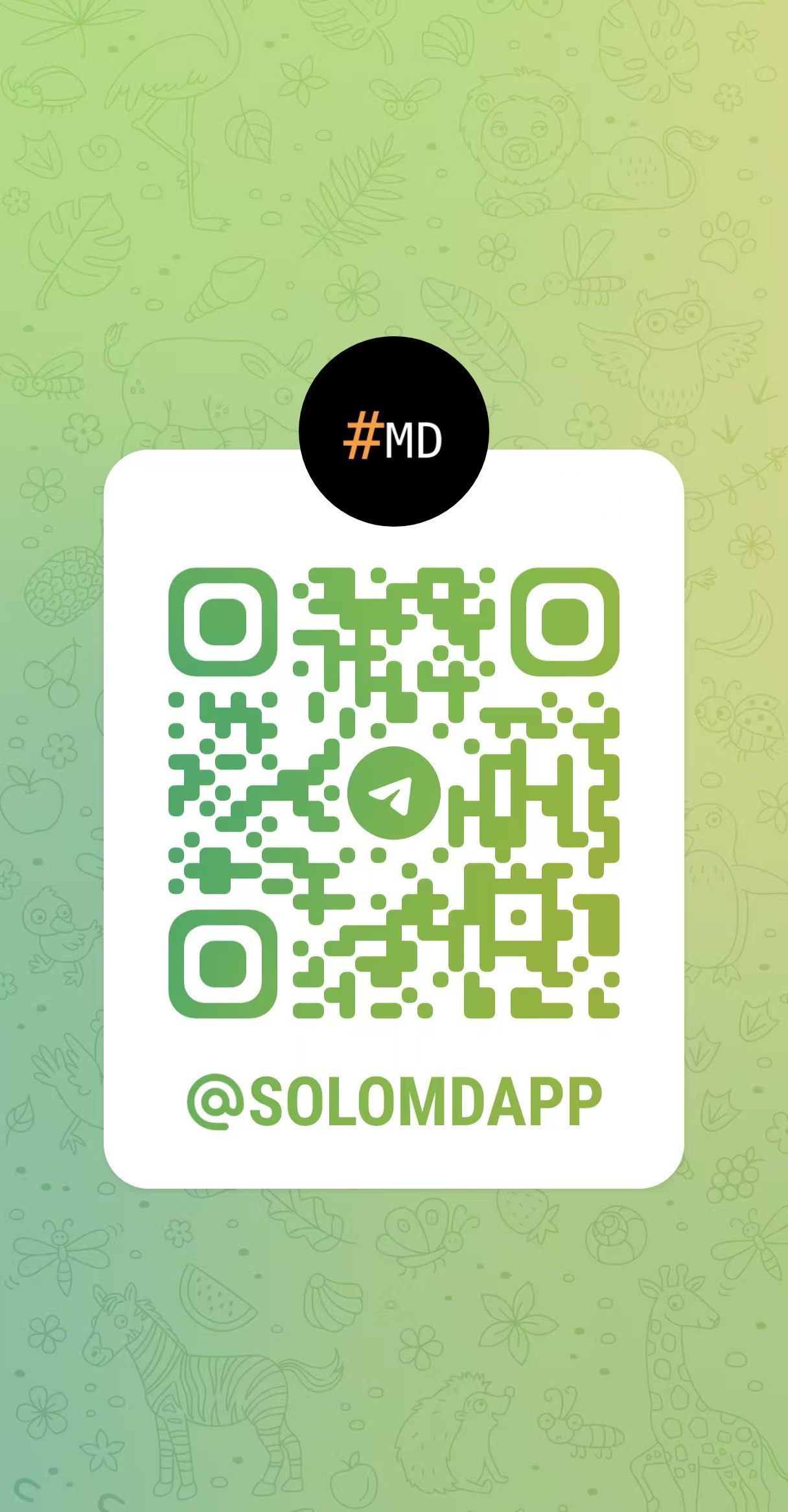 Telegram @SOLOMDAPP