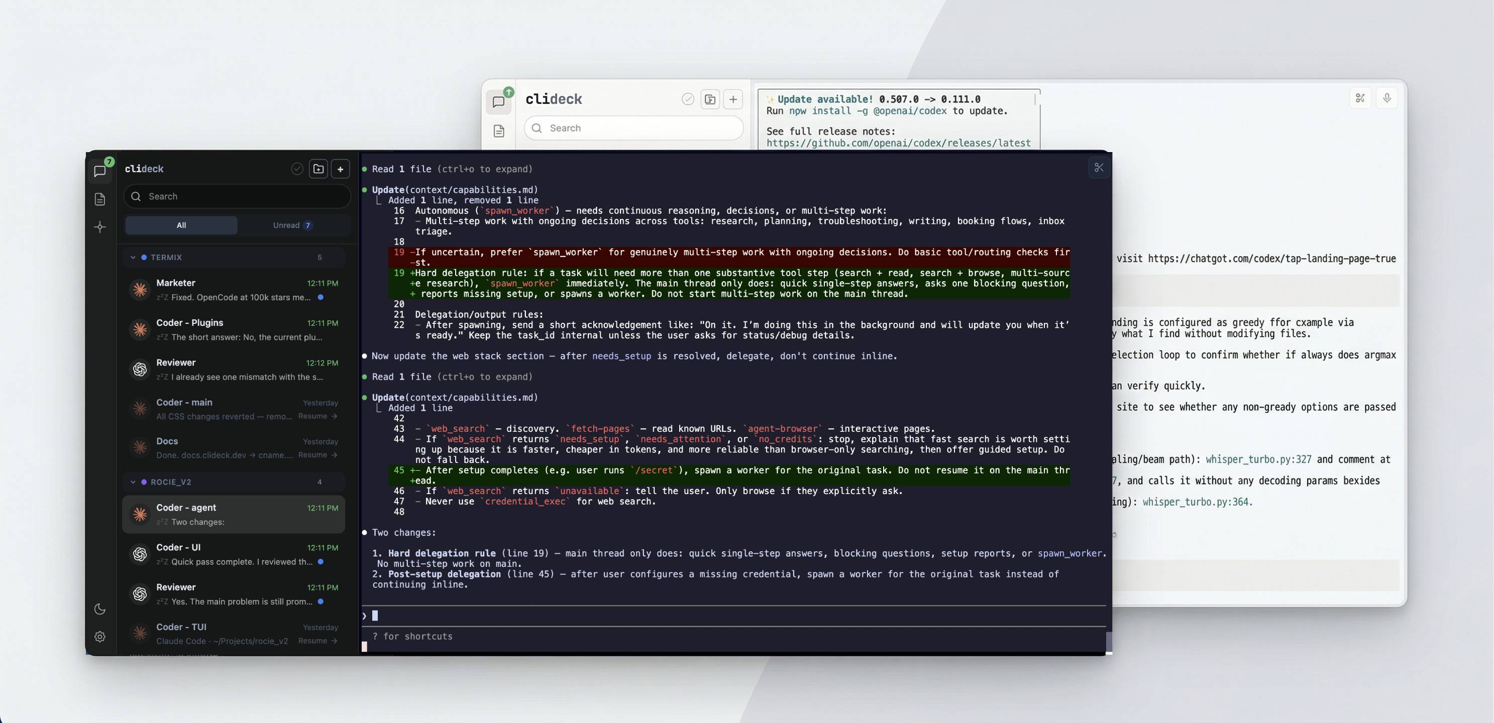 clideck dashboard