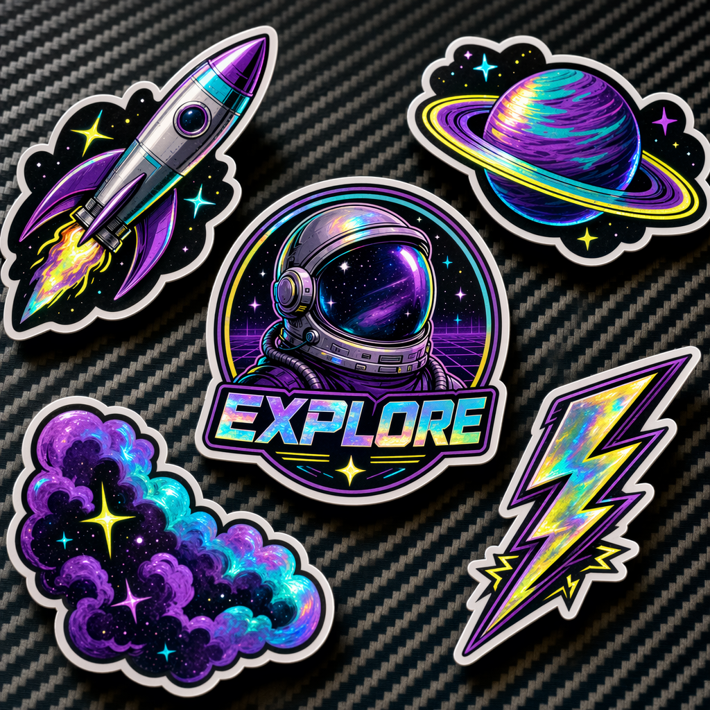 Sticker Design: Cyber-Explorer Club