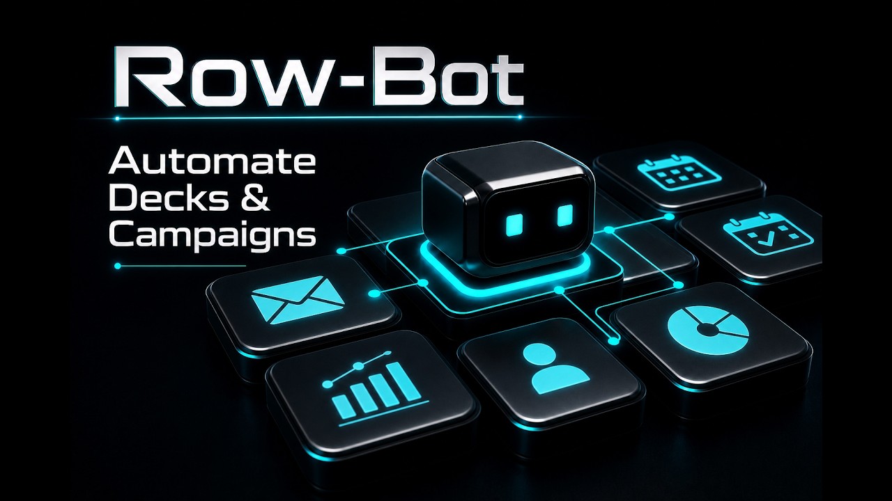 Create Launch Campaign Designs with Row-Bot Designer Studio