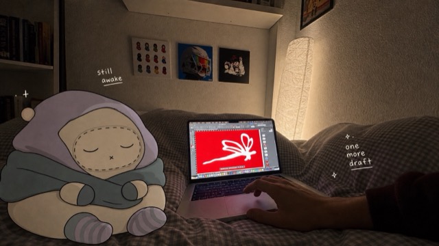 Cozy Bedroom Doodle Companion Snapshot Style preview