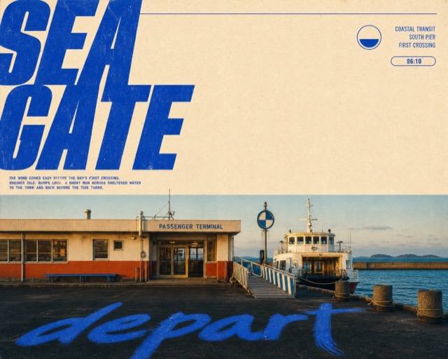 Cobalt Megatype Roadside Travel Editorial preview