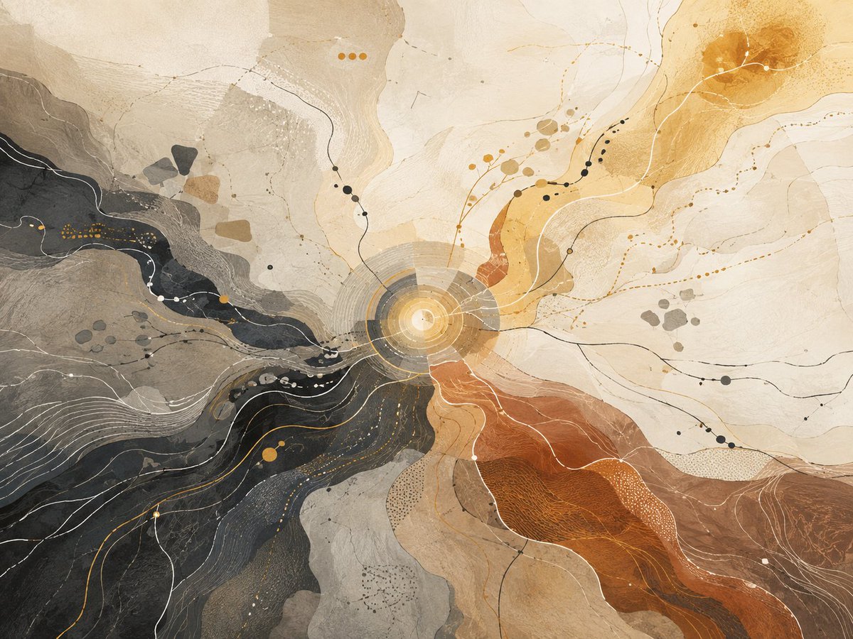 Infographic / Edu Visual - Abstract Topographic Energy Map - Image 1