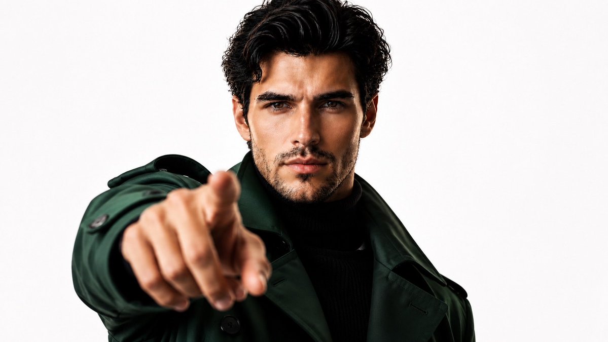Social Media Post - High-End Fashion Editorial Portrait - Image 1