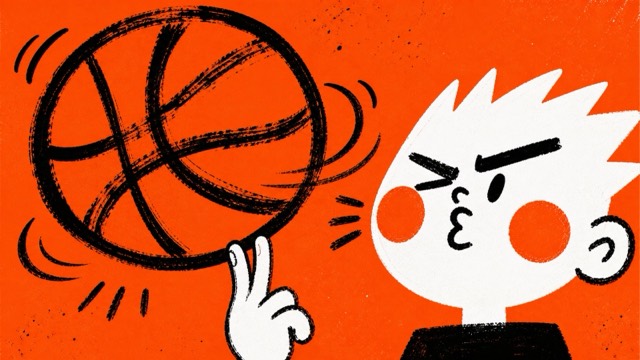 Orange Brush Mascot Action Poster Style preview